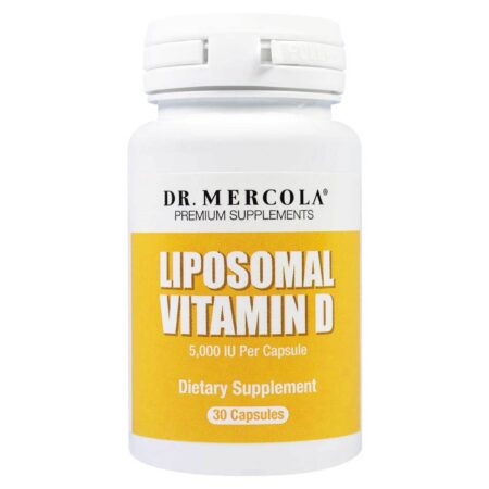 Dr. Mercola Vitamina D Lipossomal 5000 UI - 30 Cápsulas