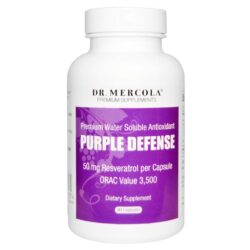 Dr. Mercola Purple Defense com Resveratrol 90 Cápsulas - Defesa Antioxidante Poderosa