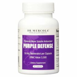 Dr. Mercola Purple Defense com Resveratrol 30 Cápsulas: Poder Antioxidante e Bem-Estar Celular