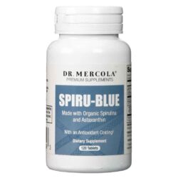 Dr. Mercola Spiru-Blue 120 Comprimidos: Potencialize Sua Saúde com Antioxidantes Naturais