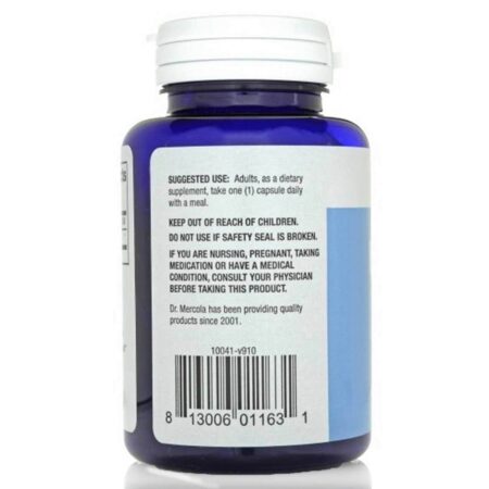 Dr. Mercola, Ubiquinol 100 mg - 90 Cápsulas - Image 2