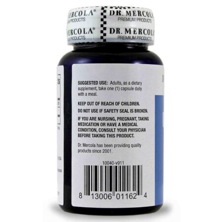 Dr. Mercola, Ubiquinol 100 mg - 30 Cápsulas - Image 3