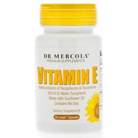 Dr. Mercola, Vitamina E - 30 Cápsulas