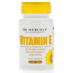 Dr. Mercola Vitamina E 30 Cápsulas - Antioxidante Essencial para Saúde e Bem-Estar no Brasil