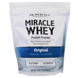 Dr. Mercola Miracle Whey Proteína Concentrada Sem Açúcar 454g | Pura e Eficaz