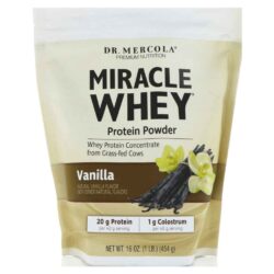 Dr. Mercola Miracle Whey Baunilha - 454g: Proteína Pura para Saúde e Performance