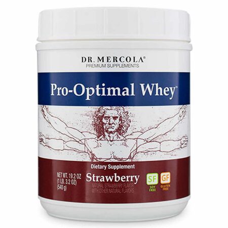 Dr. Mercola Pro-Optimal Whey™ Protein Mix Strawberry 540 g