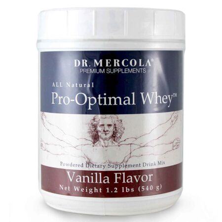 Dr. Mercola, Proteína Pro-Optimal Whey™ - Sabor Baunilha - 540 g