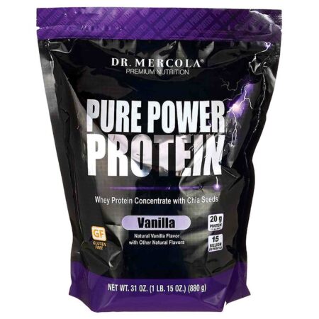 Dr Mercola Pure Power Proteína - Baunilha 880 g