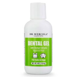 Dr Mercola Dental Gel para Cães e Gatos 113.4g: Higiene Bucal Completa