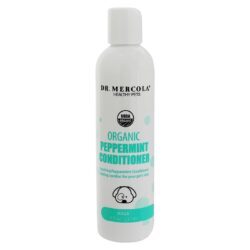 Dr Mercola Condicionador Orgânico de Hortelã para Cães 237 ml – Pelagem Saudável