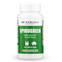 Dr. Mercola SpiruGreen Superfood para Pets: 180 Tabletes Naturais