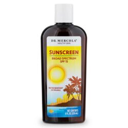 Dr. Mercola Protetor Solar Natural FPS 15 - 236 ml: Proteção e Hidratação para Sua Pele