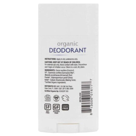 Dr. Mercola, Desodorante Orgânico sem Cheiro - 2.5 oz. (70.8g) - Image 2