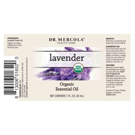 Dr. Mercola, Óleo Essencial de Lavanda - 30 ml - Image 2