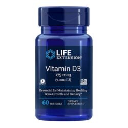 Life Extension Vitamina D3 7000 IU - 60 Cápsulas em Gel para Ossos Fortes e Imunidade