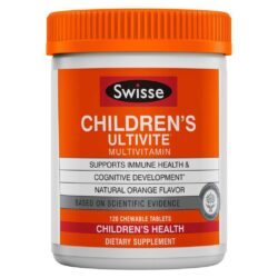 Swisse Ultivite Multivitamínico Infantil 120 Tabletes Mastigáveis - Nutrição Completa para Crianças no Brasil