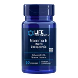 Life Extension Gamma E + Tocoferóis e Tocotrienóis - 60 Cápsulas em Gel: Proteção Antioxidante Completa