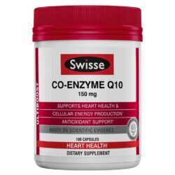 Coenzima Q10 150mg Swisse - 180 Cápsulas para Energia e Saúde Cardiovascular