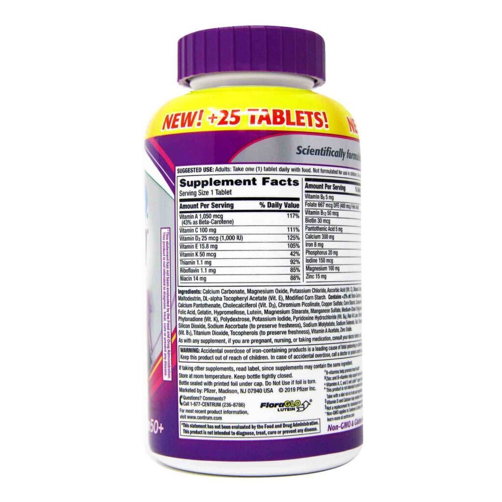 Multivitamínico Silver Mulheres 50+ Now Foods, 275 Tabletes: Saúde e Vitalidade Essenciais - Imagem 2