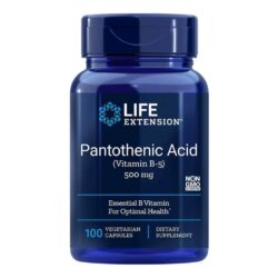 Life Extension Ácido Pantotênico Vitamina B5 - 100 Cápsulas: Saúde e Bem-Estar Essenciais