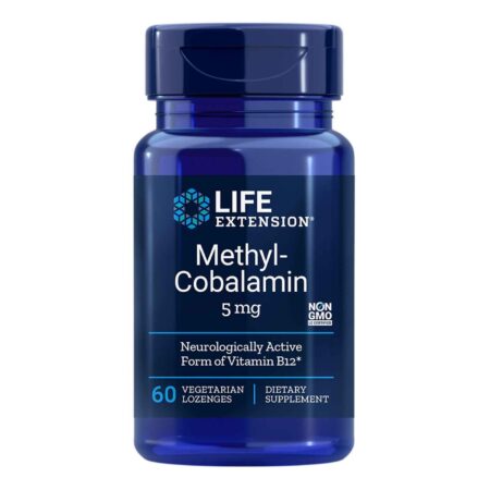 Life Extension, Metilcobalamina 5 mg - 60 Pastilhas