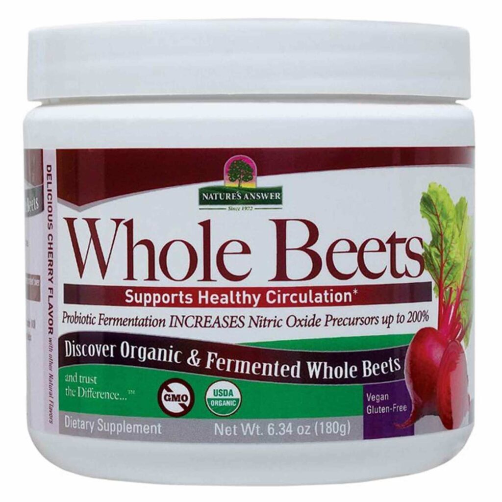 Nature's Answer Beterraba Integral Orgânica Pura - 180g (6.34 oz)