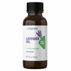 eVitamins Óleo de Lavanda 100% Puro 30 ml: Relaxamento e Bem-Estar Natural