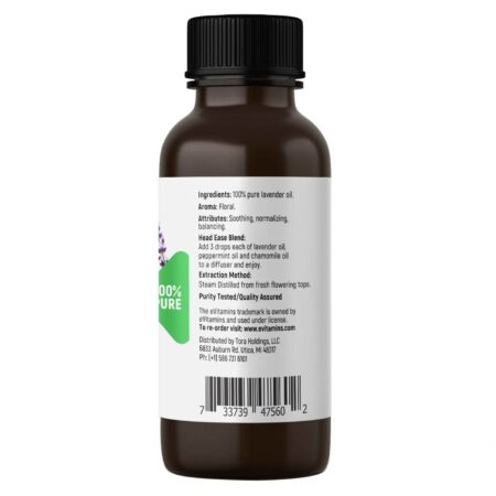 eVitamins Óleo de Lavanda 100% Puro 30 ml - Image 3