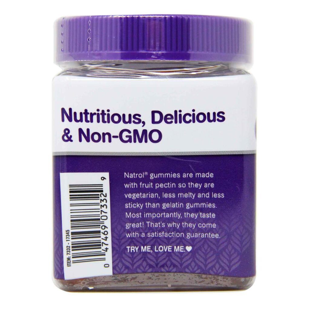 Natrol Gomas de Melatonina 5mg Sabor Morango - 90 Unidades para o Sono Repousante - Imagem 2