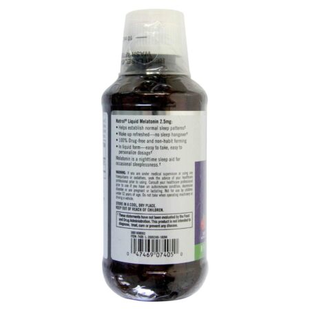 Natrol, Melatonina 2,5 mg Sabor Natural de Berry - 237 ml - Image 4