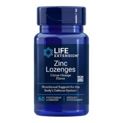 Life Extension Pastilhas de Zinco Sabor Laranja – 75 Pastilhas para Imunidade