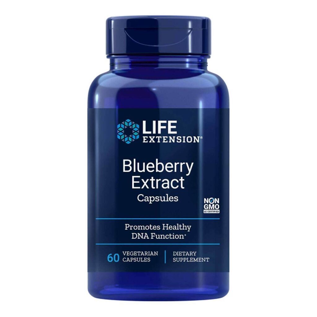 Life Extension Extrato de Blueberry (Mirtilo) 60 Cápsulas Vegetarianas - Antioxidante Natural