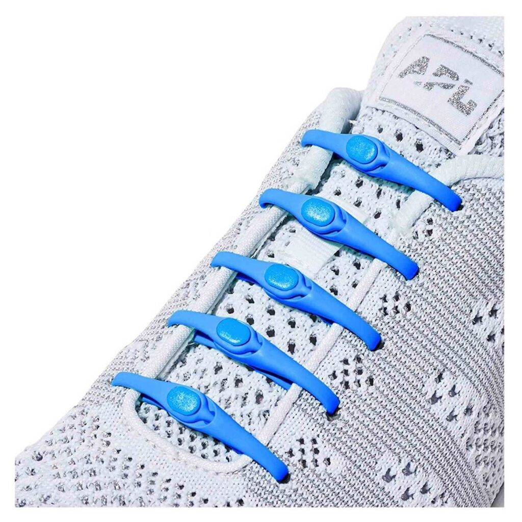 Hickies Cadarços Elásticos Sem Laços - Azul Elétrico - Kit 14 Unidades - Imagem 2