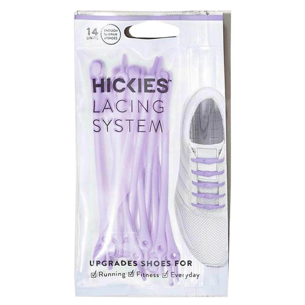 Hickies Cadarços Sem Laços Lavanda - 14 Unidades - Liberte Seus Pés!