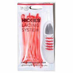 Hickies No Tie Infrared: Cadarços Elásticos Sem Cadarço - Kit com 14 Unidades