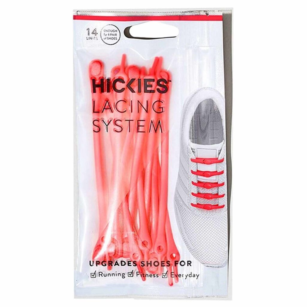 Hickies No Tie Infrared: Cadarços Elásticos Sem Cadarço - Kit com 14 Unidades