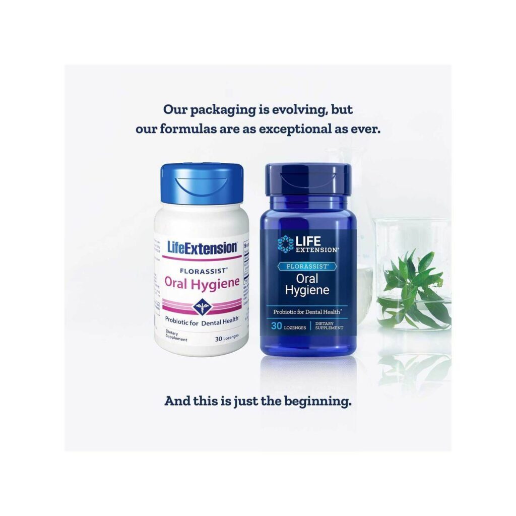 Life Extension Florassist Higiene Oral - 60 Pastilhas para um Hálito Fresco e Saudável - Imagem 2