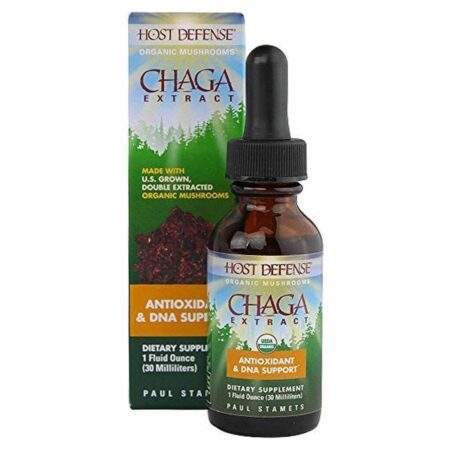 Host Defense Mushrooms Extrato de Chaga 30ml - Poder Antioxidante Natural - Imagem 2