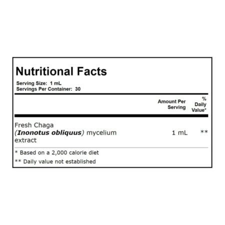 Host Defense Mushrooms Extrato de Chaga 30ml - Poder Antioxidante Natural - Imagem 3