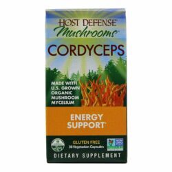 Host Defense Cordyceps - 30 Cápsulas Vegetarianas: Energia e Vitalidade Natural