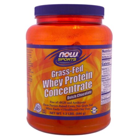 Now Foods, Proteína Whey Concentrada - Chocolate Holandês - 544g (1.2 lbs)