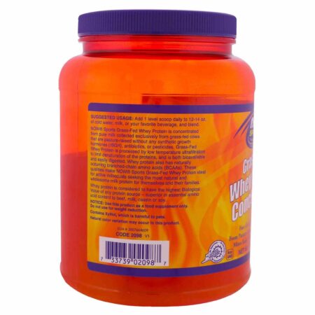 Now Foods, Proteína Whey Concentrada - Chocolate Holandês - 544g (1.2 lbs) - Image 3