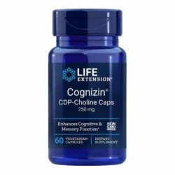 Life Extension Cognizin CDP-Colina: Potencialize Seu Foco e Memória com 60 Cápsulas Vegetarianas