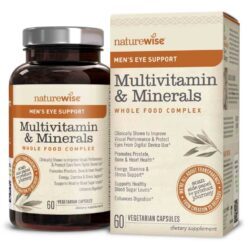 NatureWise Complexo Multivitamínico e Mineral para Homens: Saúde Ocular e Bem-Estar - 60 Cápsulas