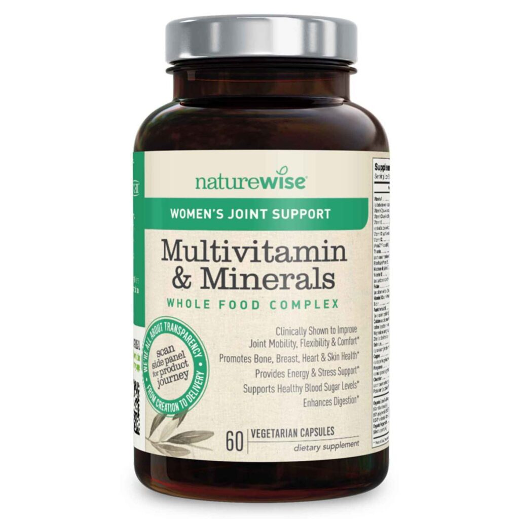 NatureWise Multivitamínico Mineral Complexo Alimentos Integrais com Suporte Articular 60 Cápsulas - Saúde Completa - Imagem 2