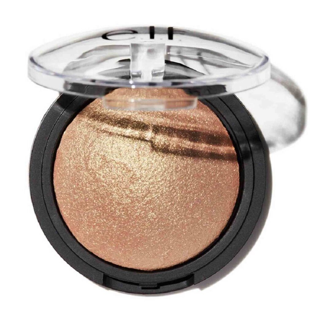 E.L.F Iluminador Compacto Damasco Brilhante (Apricot Glow) 5.2 g - Luminosidade Natural