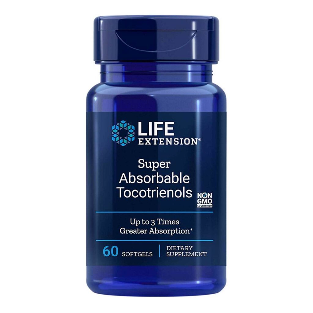 Life Extension Tocotrienóis Superabsorvíveis 60 Cápsulas - Potência Antioxidante no Brasil