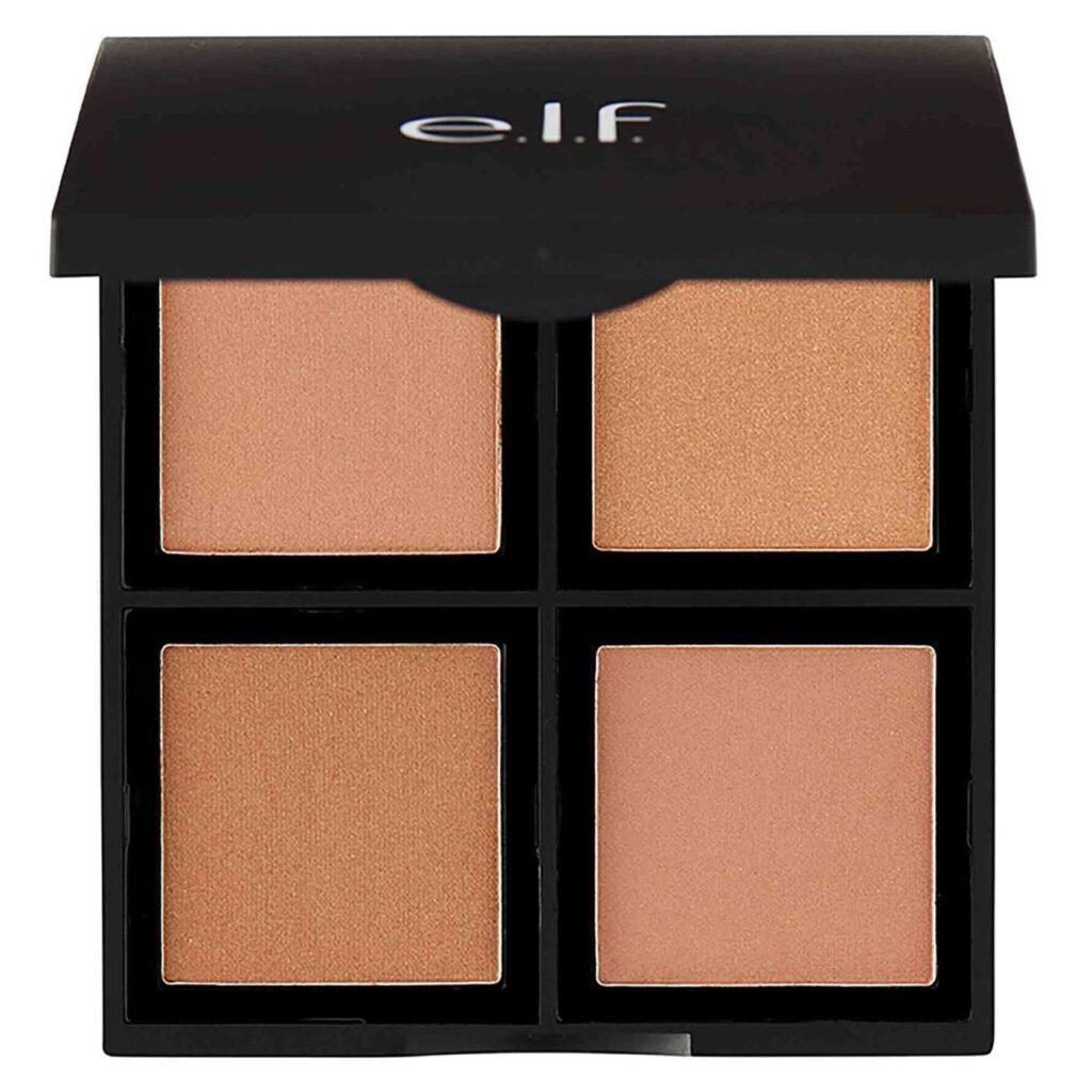 E.L.F. Paleta de Sombras Bronzed Beauty - 16g: Tons Quentes e Acabamento Profissional