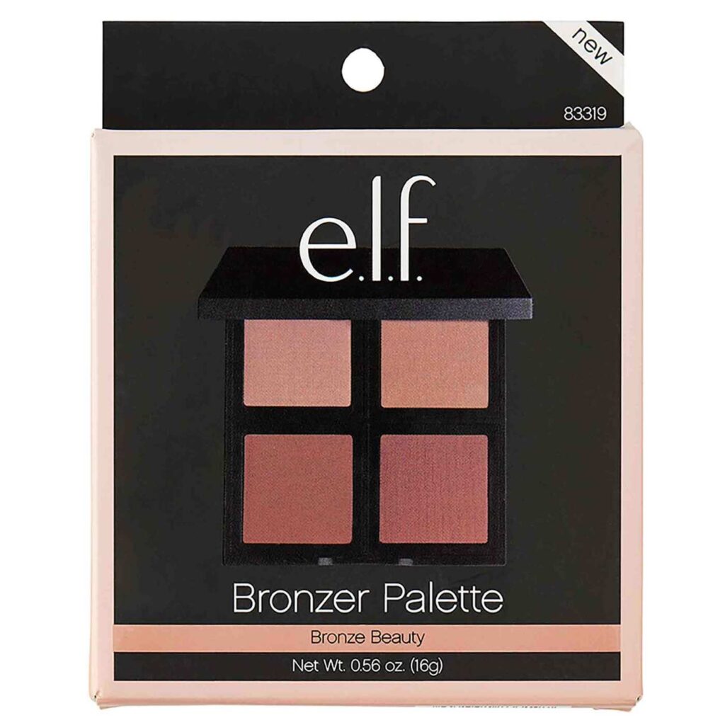 E.L.F. Paleta de Sombras Bronzed Beauty - 16g: Tons Quentes e Acabamento Profissional - Imagem 2